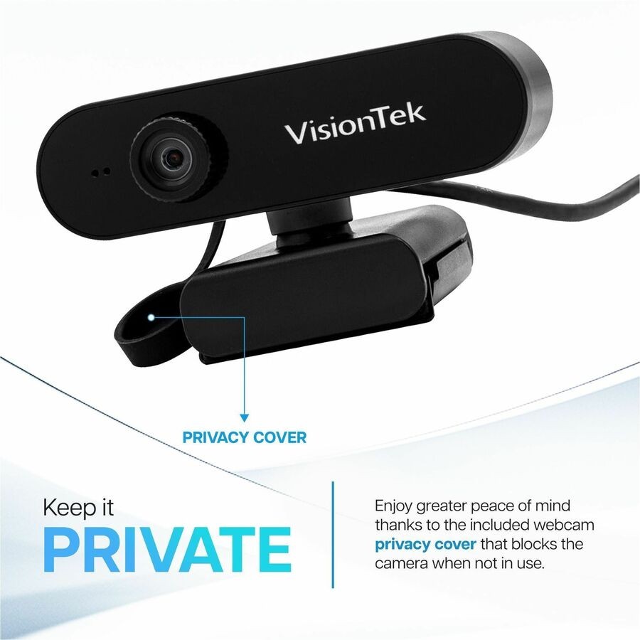 VisionTek VTWC30 Webcam - 1080p - 30 fps - USB 2.0