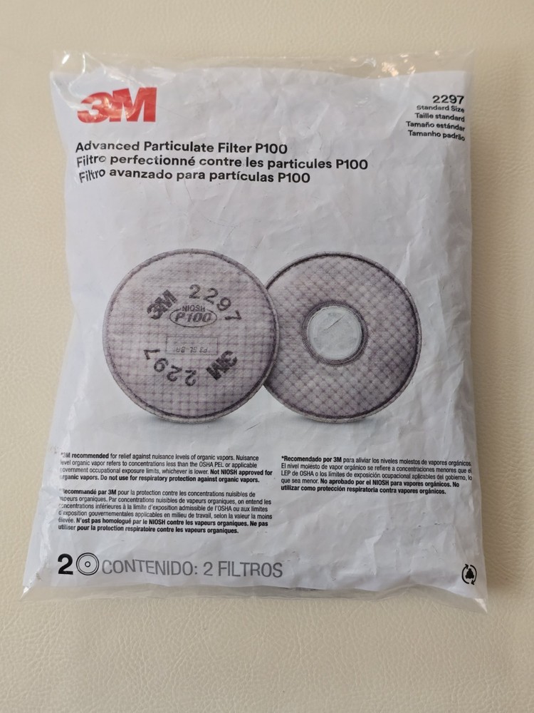 3M Advanced Particulate Filter 2291, P100  2 Filters