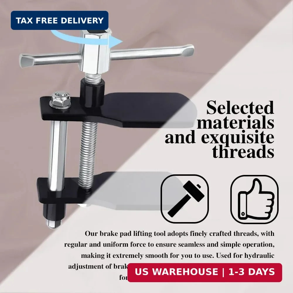 Brake Caliper Compression Tool, Caliper Piston Compressor Tool, Heavy Duty Brake