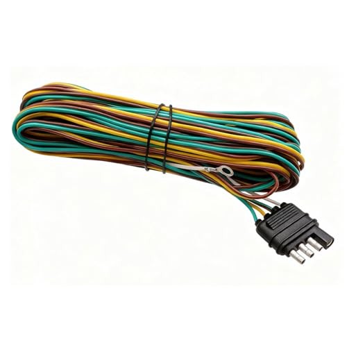 25ft 4-Wire Trailer Light Wiring Harness