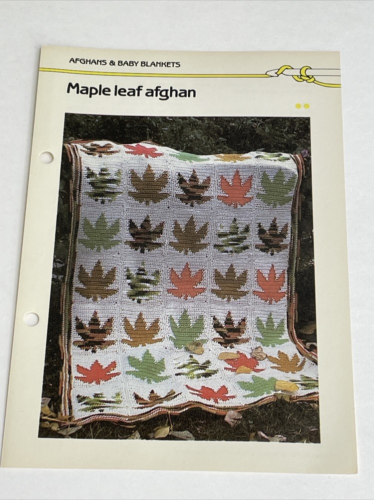 Marshall Cavendish Maple Leaf Afghan Crochet Pattern