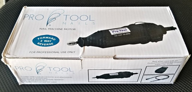 Protool 2 Way Rotary file machine and Salon Basic flex shaft Combo