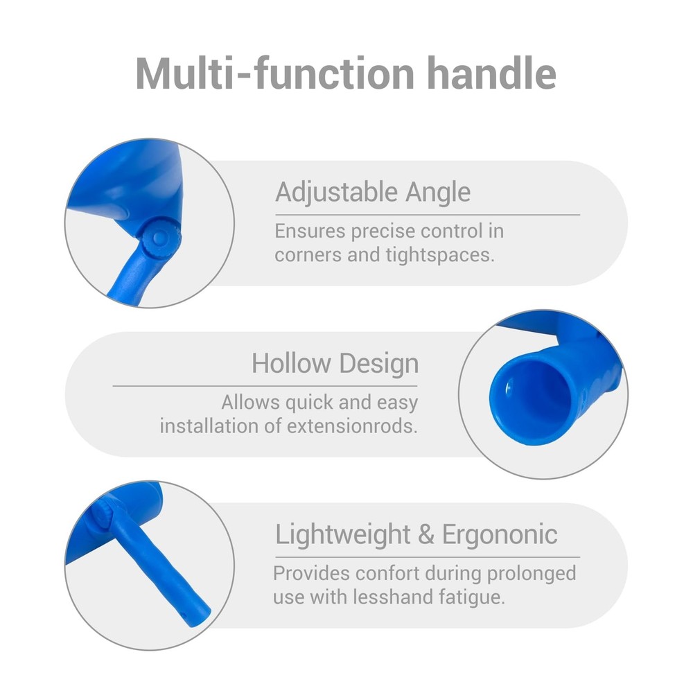 10 Inch Ceiling Paint Roller with Shield Roller and Shield with Adjustable He...