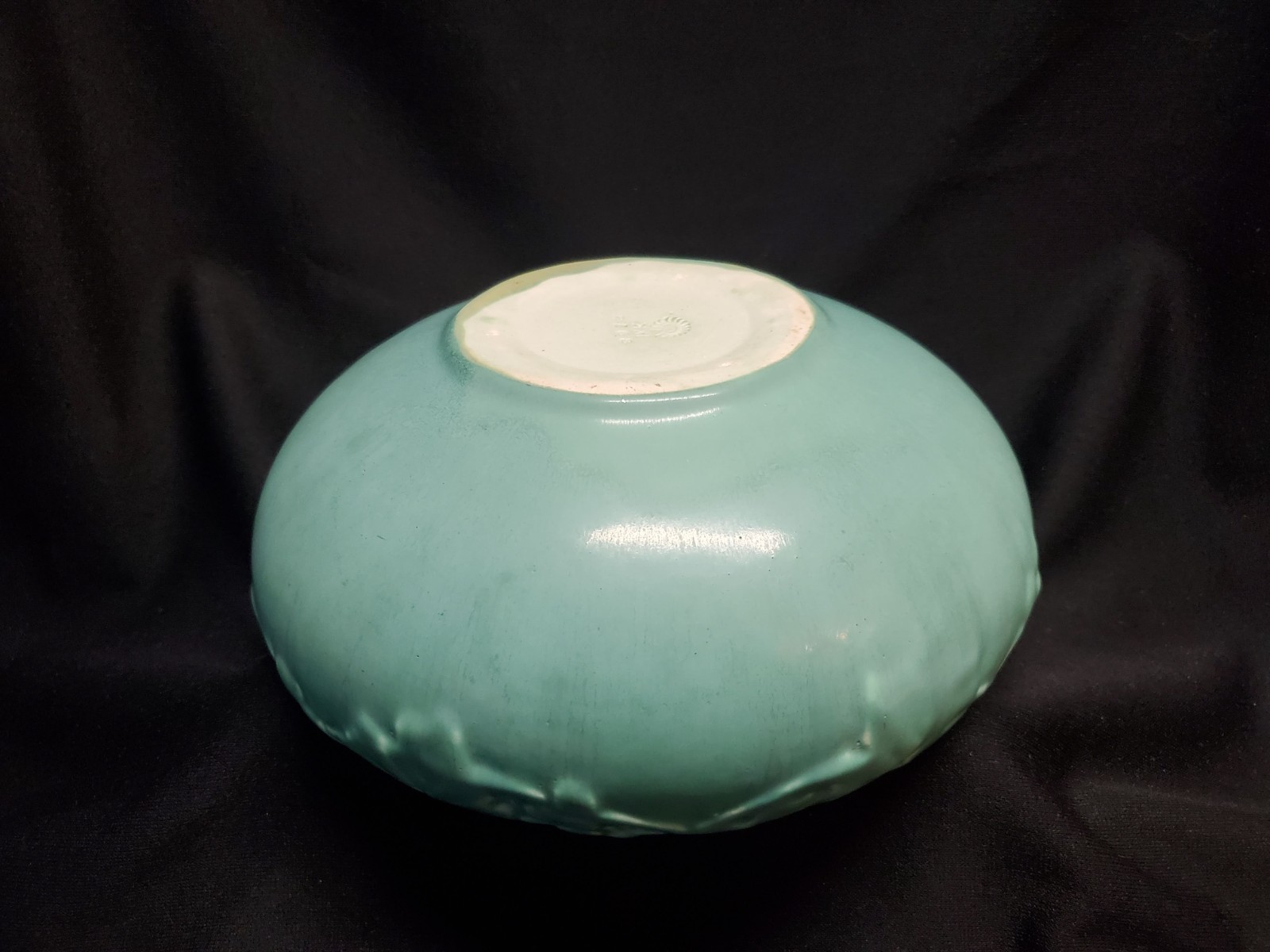 1921 Rookwood Pottery Large 9" Matte Mint Green Bowl Grape Vine