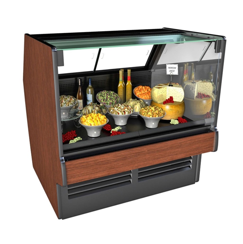 Structural Concepts GLDSV3R 39" Flat Refrigerated Deli Display Case