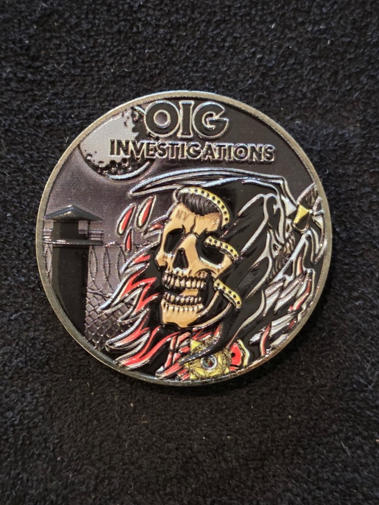 Inspector General Office Nevada Challenge Coin
