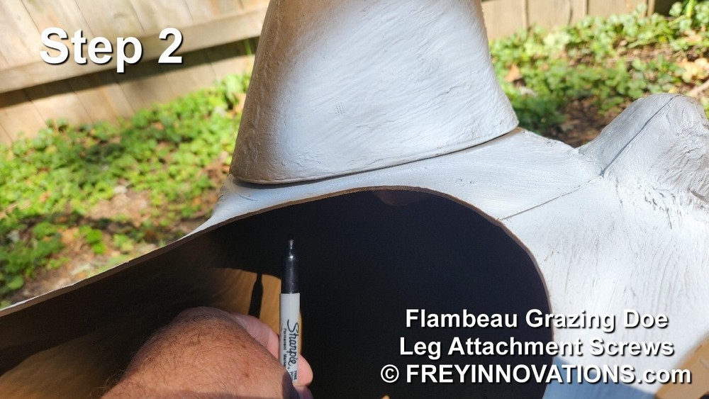 Flambeau Grazing Deer Decoy Leg Fasteners