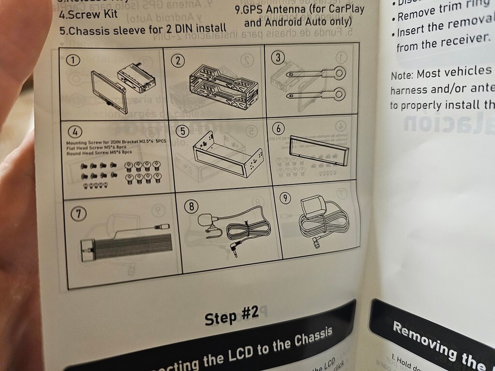 Jensen CAR1013 ALL ACCESORIES ONLY. MISSING STEREO ONLY. READ.