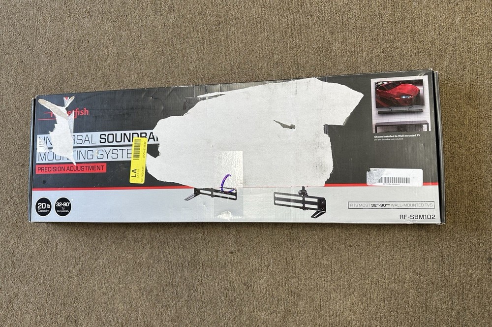 Rocketfish RF-SBM102 Universal Soundbar Mounting System Black