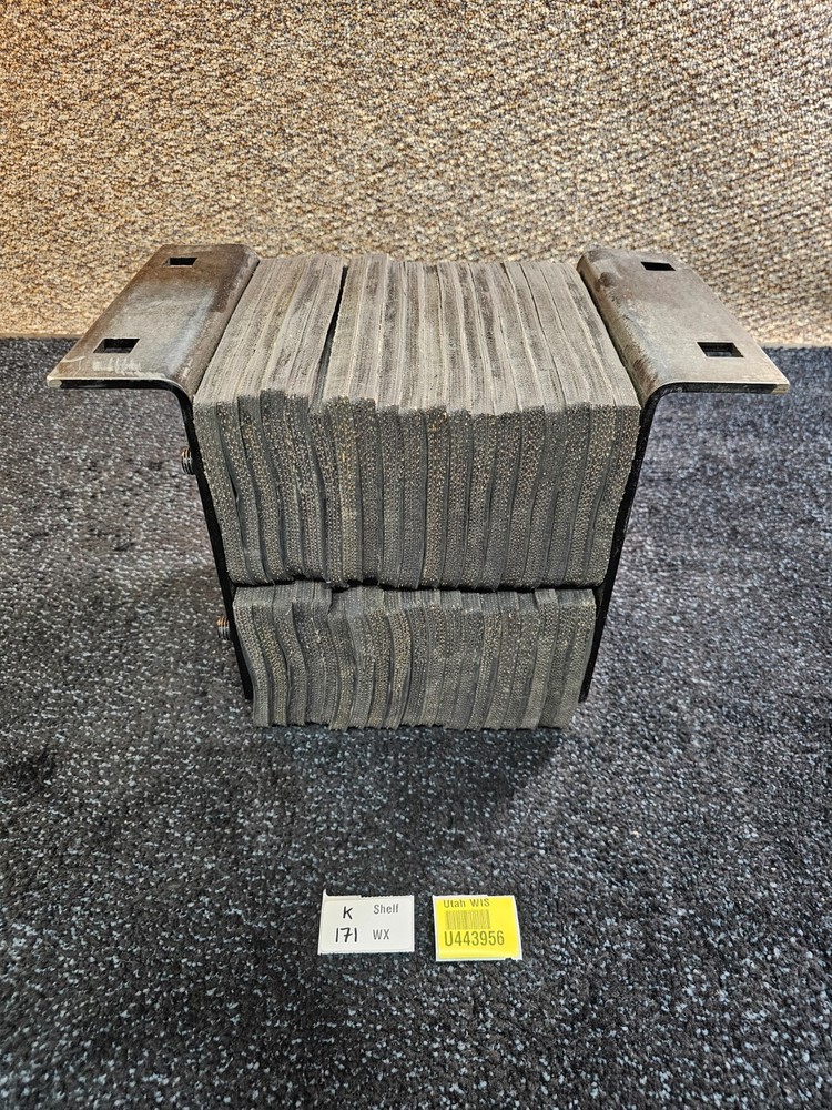 Extra-Thick Laminated Loading Dock Bumper 12" x 10" Recycled Rubber