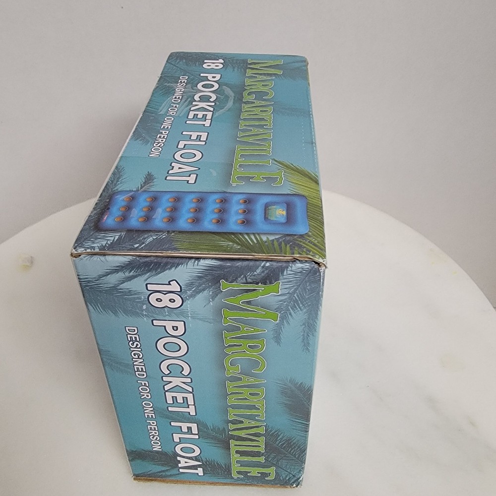 Margaritaville 18 Pocket Float It’s 5 O’clock Somewhere Pool Water Float FUN!