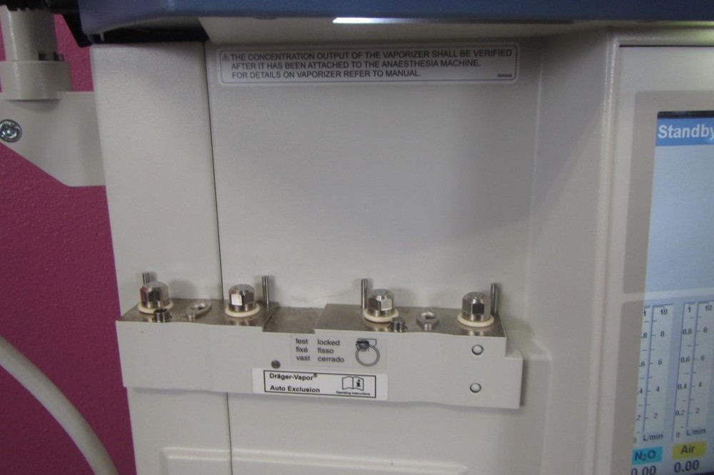 Drager Apollo Continuous Flow Anesthesia Machine w/ Breathing System & Module