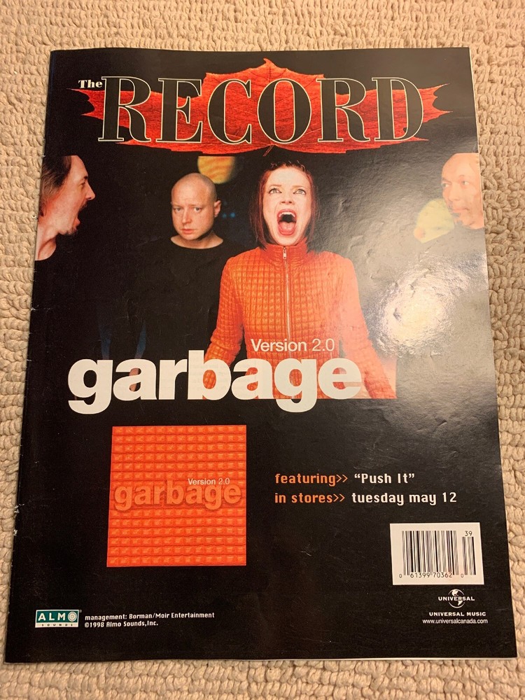 9-12” Garbage Push it album ad Flyer