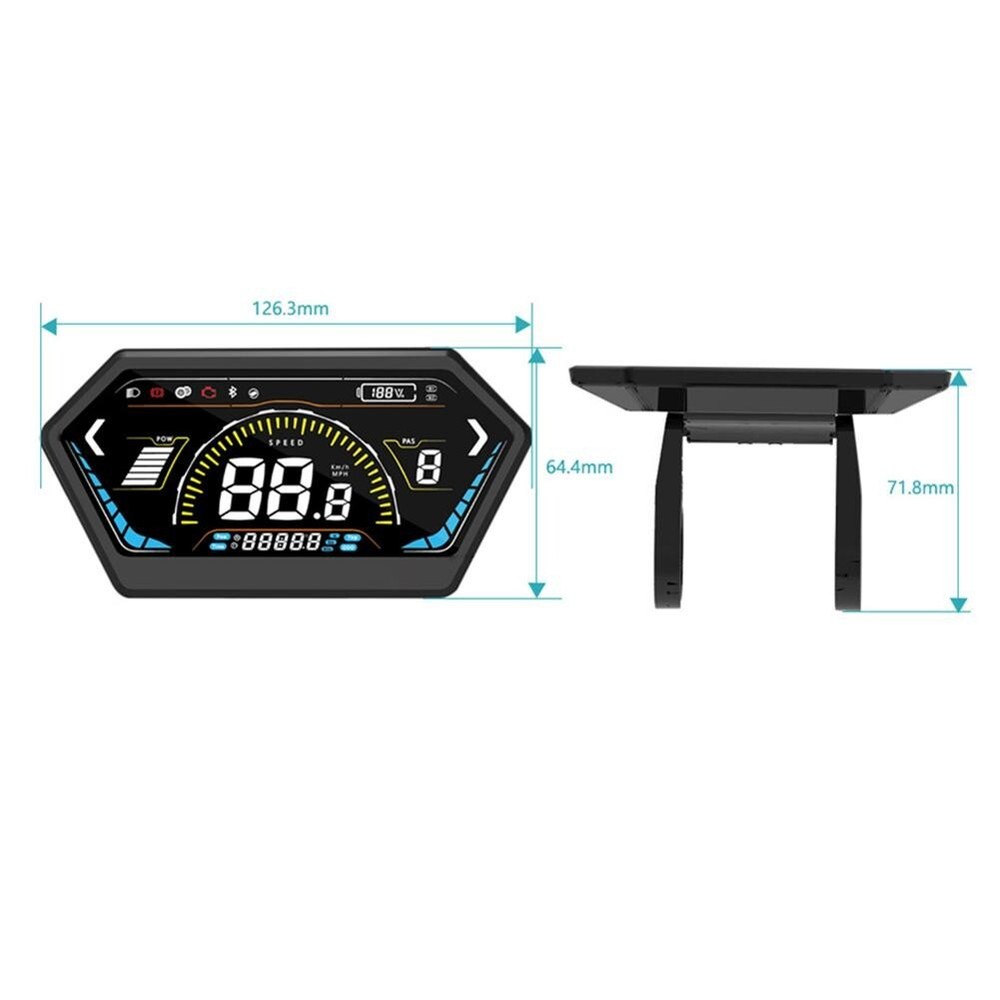 for DYNAMIC User Interface on Ebike LCD Display Compatible with Multiple