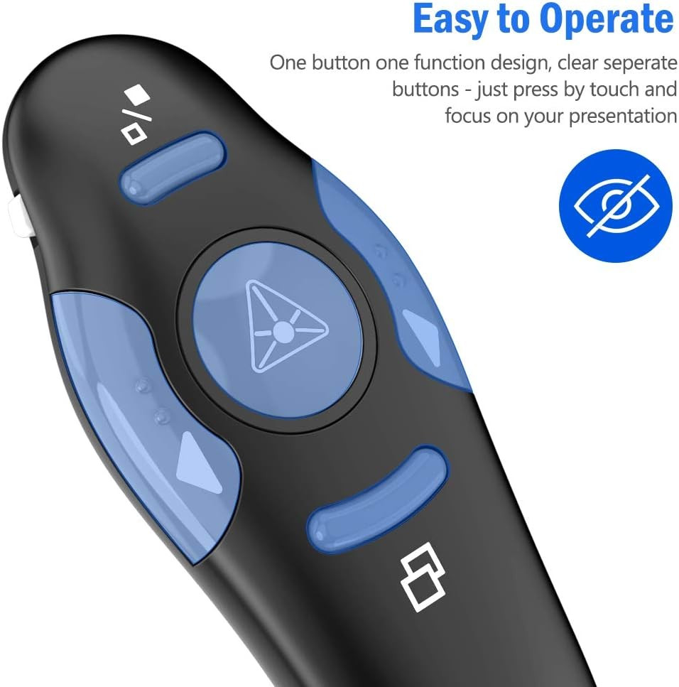 Presentation Remote Clicker, Wireless Presenter for Powerpoint Presentation Remo