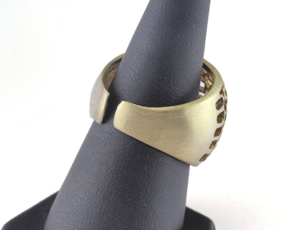 Adjustable Ring Raw brass (18mm 8US inner size) 2631