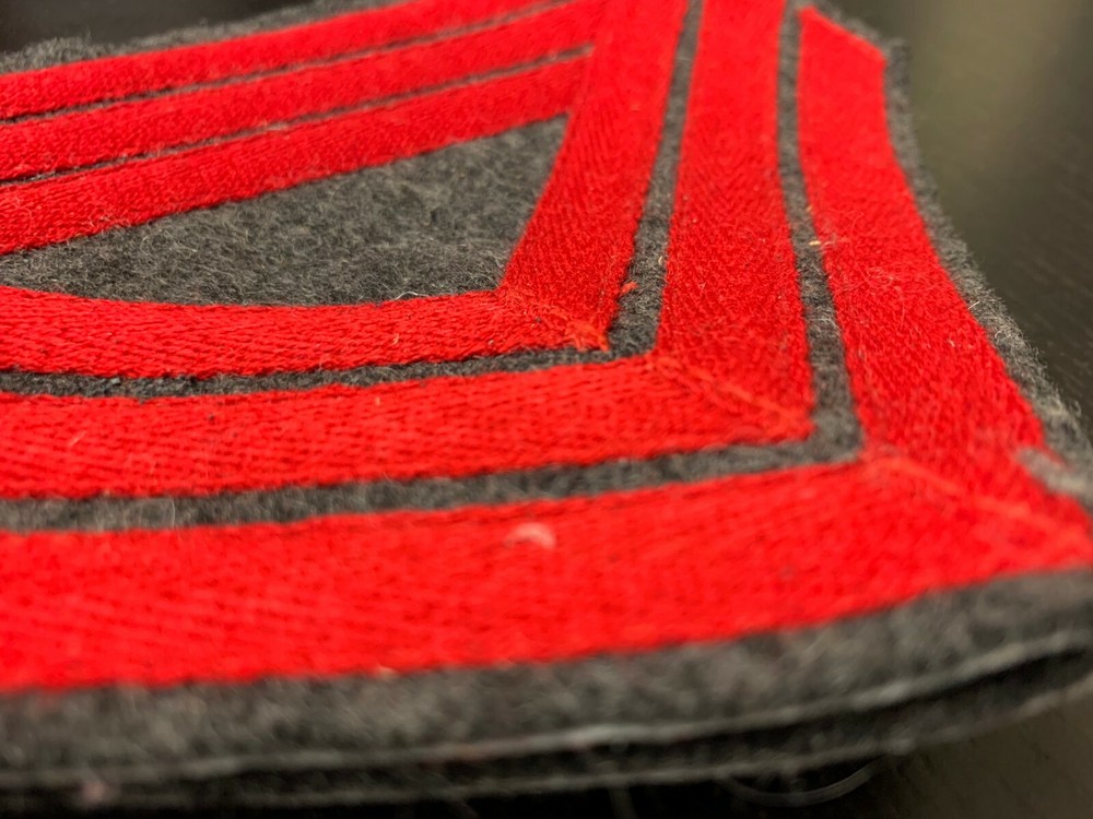 Civil War CSA Artillery Regimental Quartermaster Sergeant Stripes - NEW pair
