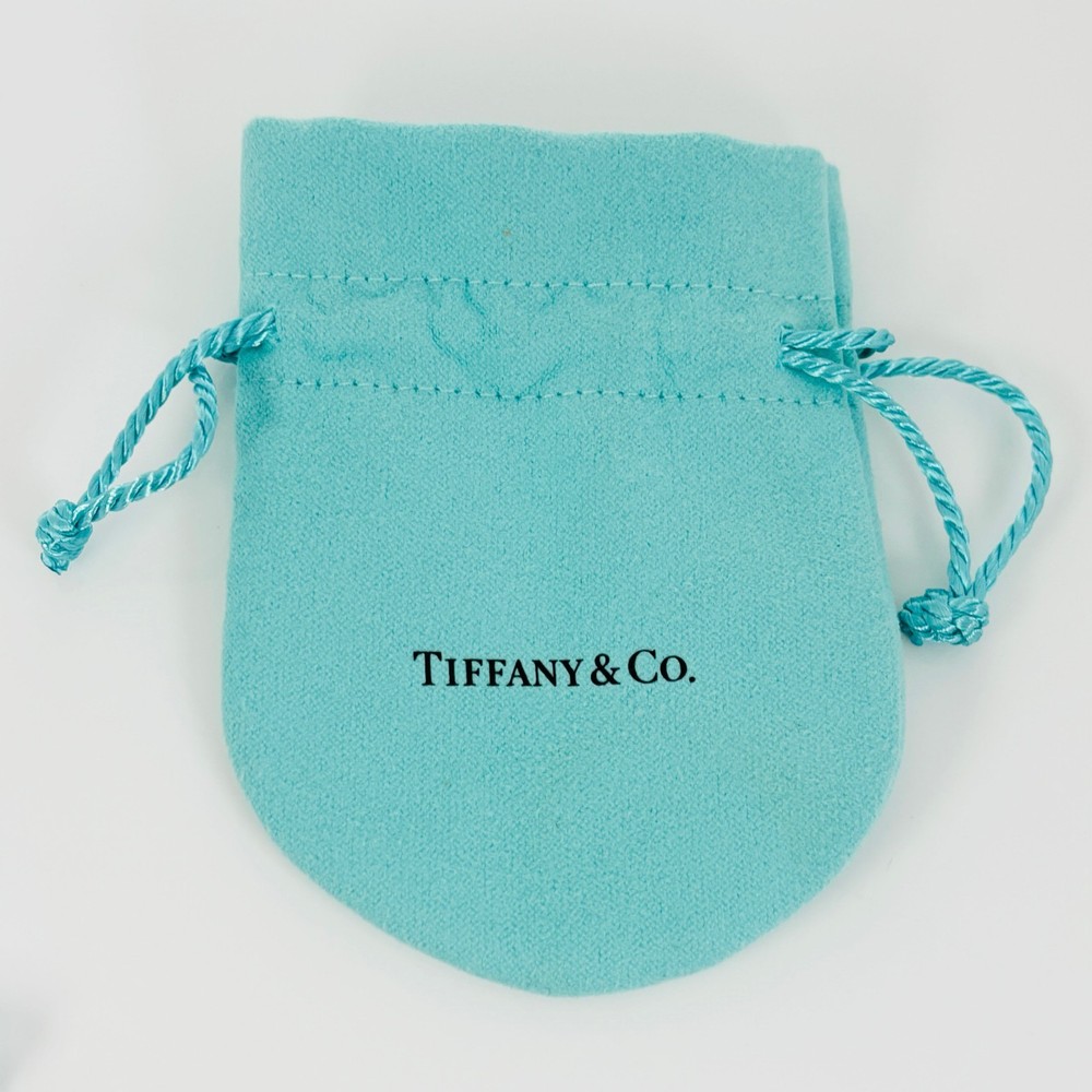 Tiffany & Co Blue Jewelry Drawstring Empty Pouch for Storage and Gift Packaging