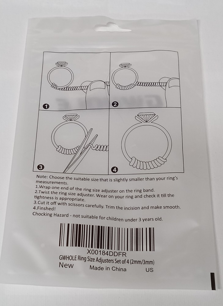 GWHOLE ring Size Adjusters Ring Sizer Ring Snug Ring Adjustable Ring Adjuster