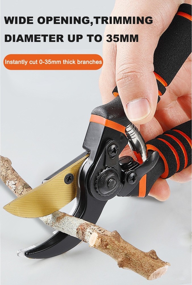 Garden Pruning Shears for Plants Flowers Trees Sharp Hand Pruner Tool Heavy Duty