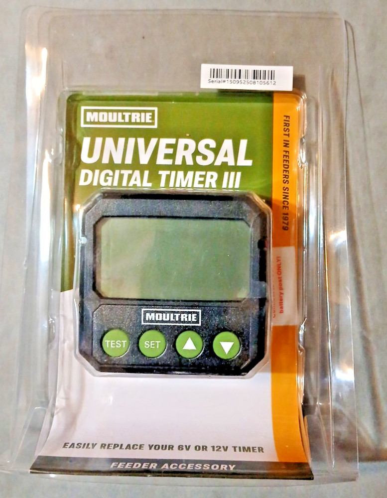Moultrie Universal Digital Timer III - Deer Feeder Timer - Digital Timer System