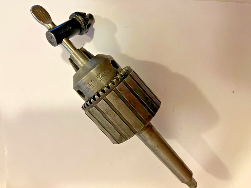 Used Jacobs Drill Chuck. Works well. See spec/ condition notes below!!!