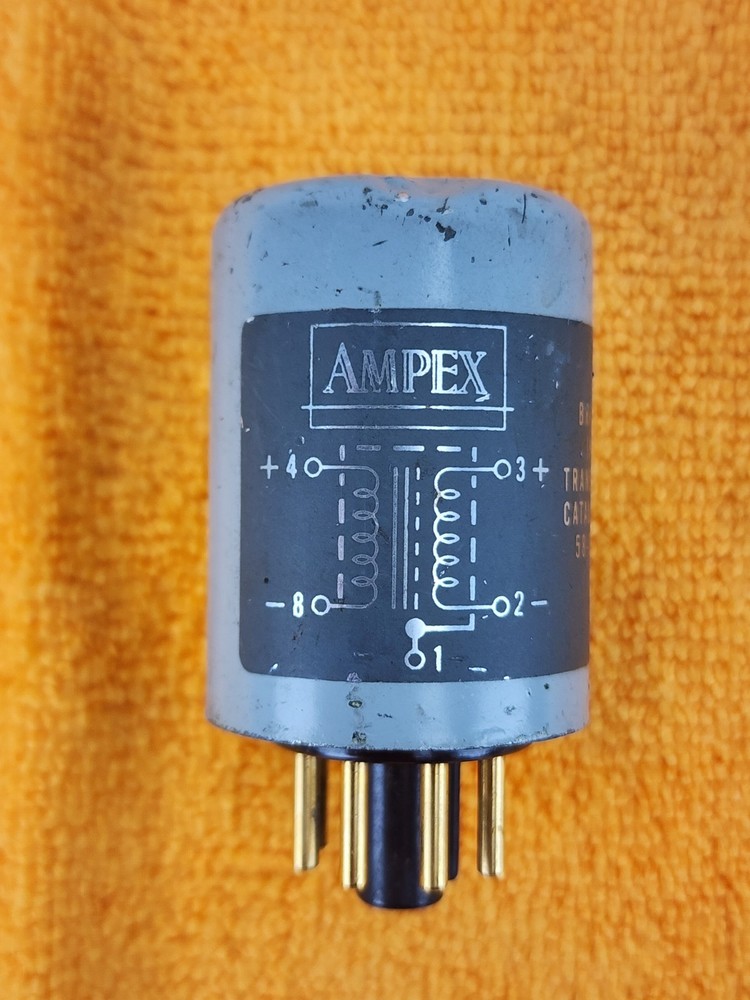 Vintage Ampex 58-0116-02 Bridging Input Transformer Octal Tested MX-35 AS IS #2