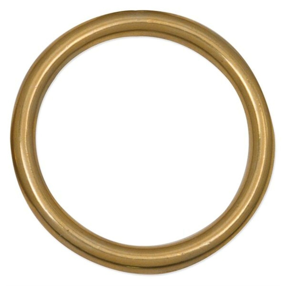 Tandy Leather Cast Ring 2" (51 mm) Solid Brass 1179-06
