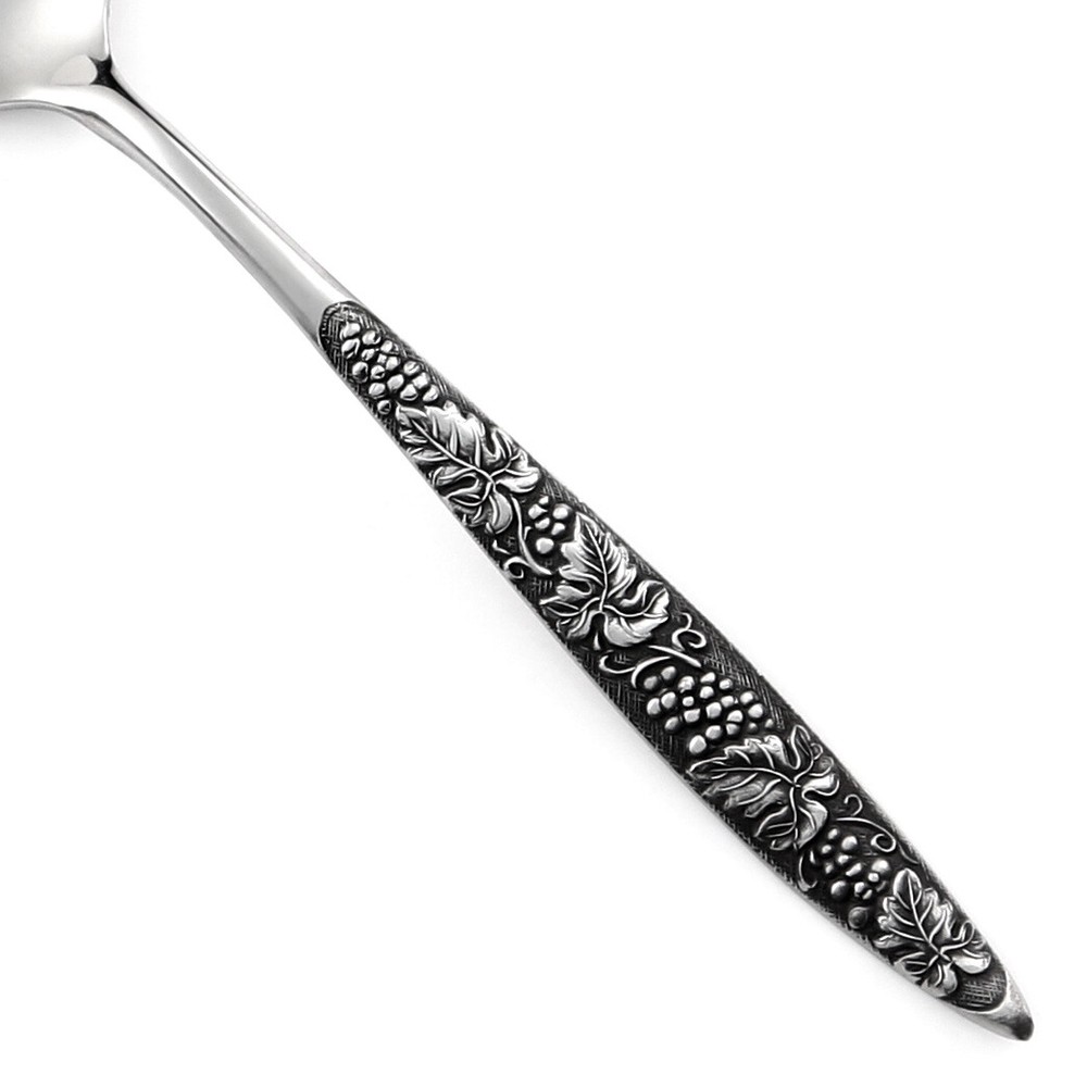 Stylecraft SYF3 Stainless Grapes Black Accent Silverware CHOICE Flatware