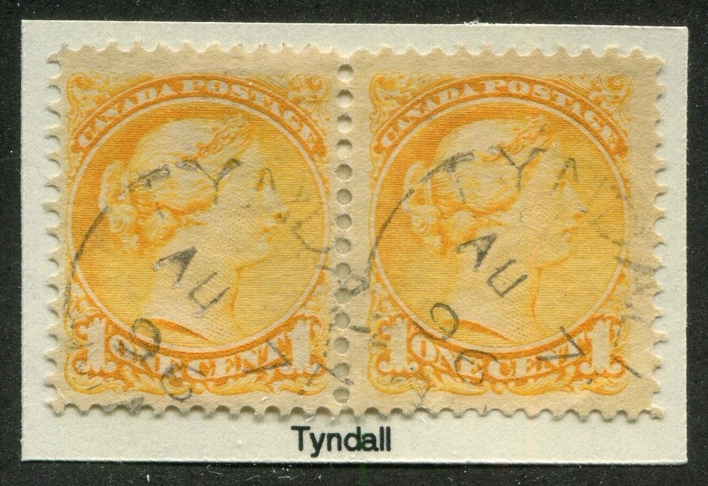 Manitoba Town Cancel "TYNDALL"