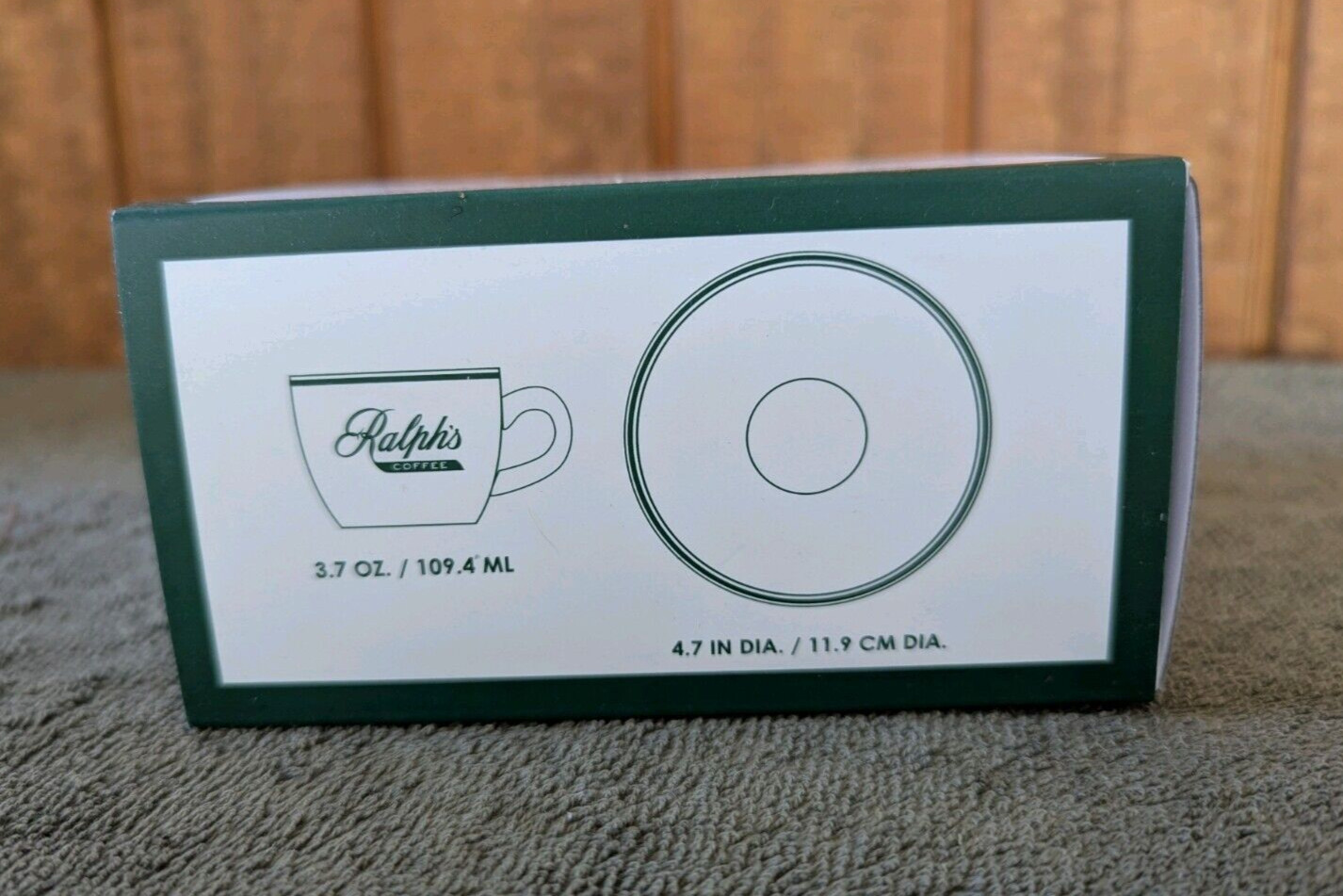 RALPH'S COFFEE by Ralph Lauren Porcelain Espresso Cup & Saucer Set (polo)