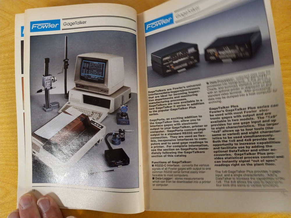Fowler Quality Measuring Instruments & Precision Tools Catalog (c) 1990, 520 pgs