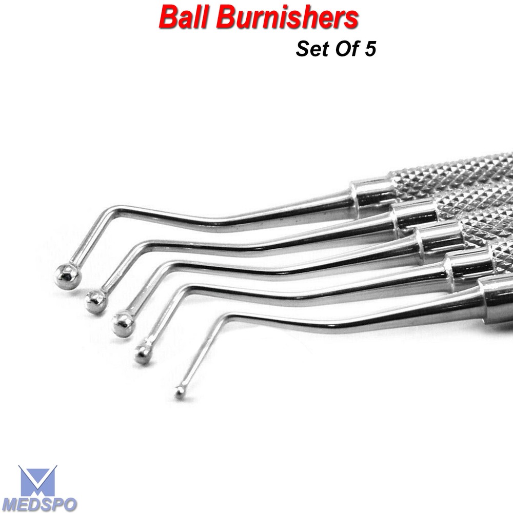 Dental Restorative Ball Burnisher Amalgam Composite Filling Instruments Set
