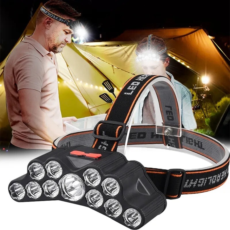 Super Bright LED Headlamp Rechargeable Headlight Head Torch Work Lamp Flashlight