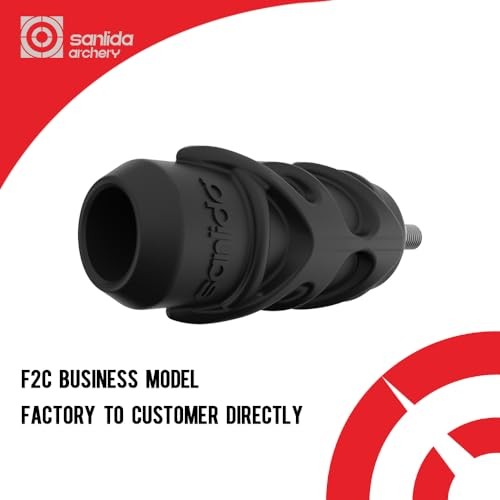 Archery Dragon X9 Stabilizer Bow Riser Extension Dampener, Easy Disconnect