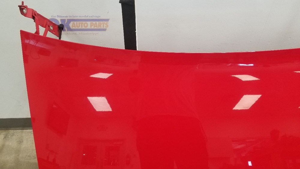 09 DODGE CHALLENGER SRT8 REAR TRUNK DECKLID ASSEMBLY RED