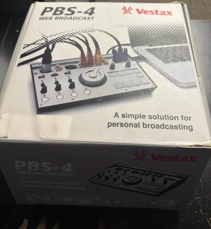 vestax pbs-4 web broadcast