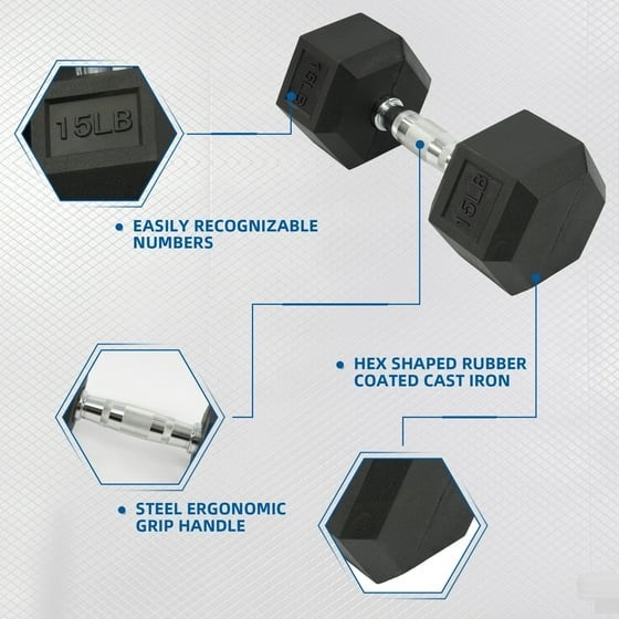 150LB Coated Hex Dumbbell Weight Set and A-Frame Storage Rack, 5-25 lbs Pairs