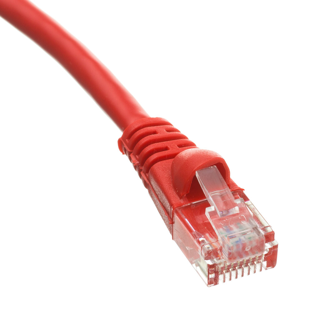 Snagless 35 Foot Cat5e Red Network Ethernet Patch Cable