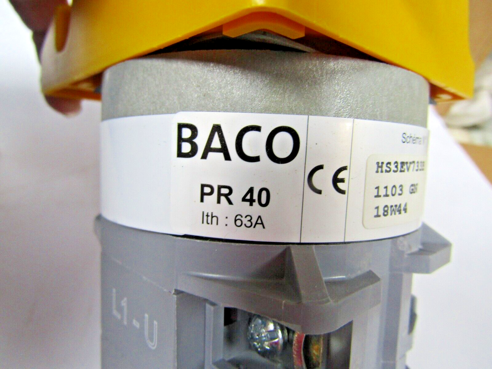 🔥 NEW BACO CONTROLS HS3EV733-IP65 ROTARY CAM SWITCH DISCONNECT OPERATOR 50 AMP