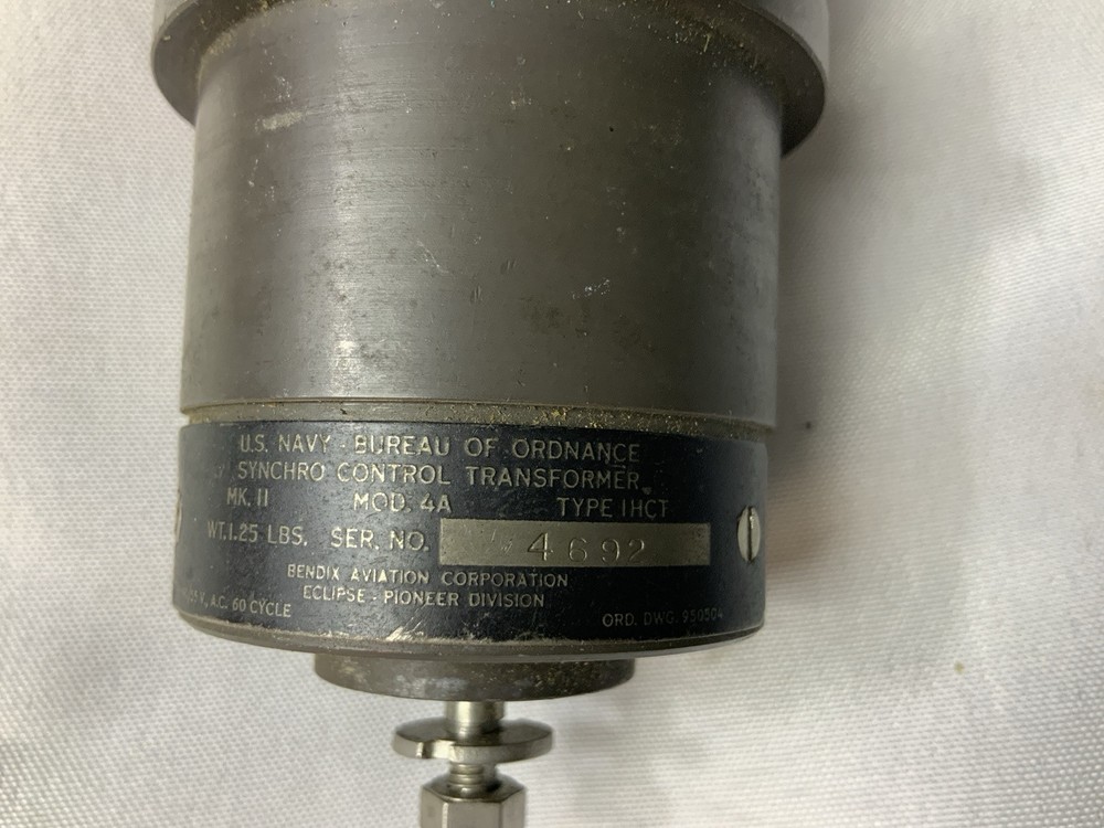 Bendix USN Aviation Synchro Control Transformer Mk 11 Mod. 4A Type IHCT