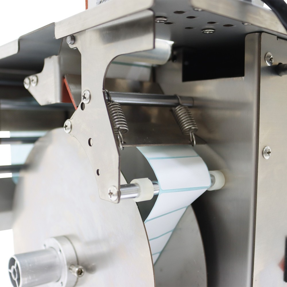 Right Angle Labeling Machine 90° Corner Label Applicator 15-50mm Circular Labels