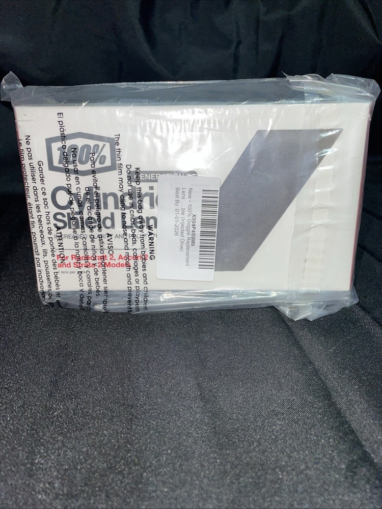 100% Goggle Replacement Cylindrical Shield lens