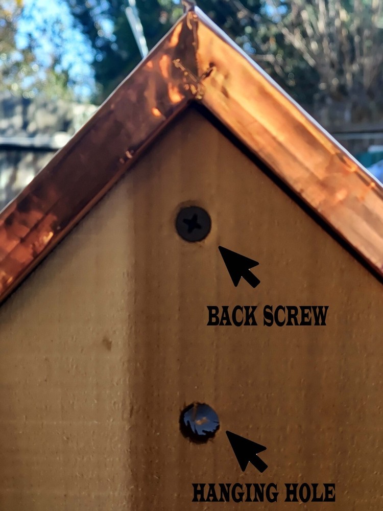 Bluebird House With Copper-Clad Roof