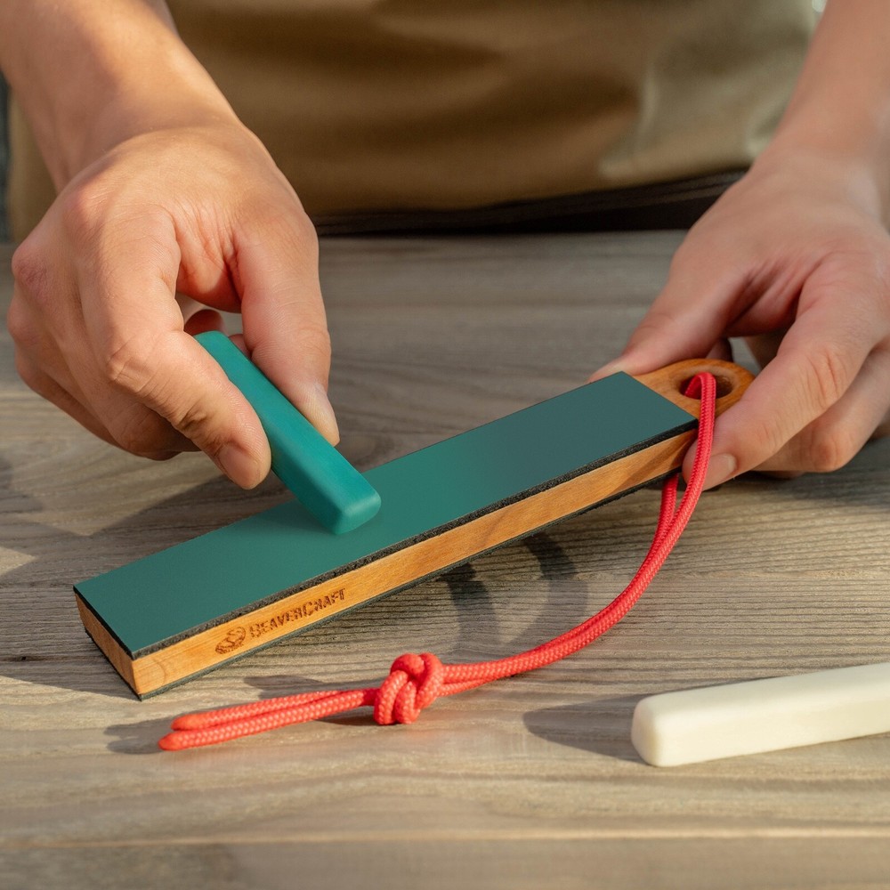 BeaverCraft LS9P2 Small Pocket Leather Strop
