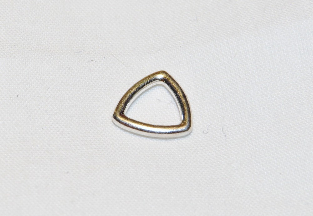 Ten 10mm Sterling Silver Triangle Closed Ring ~ 6.5mm Inside Dimension