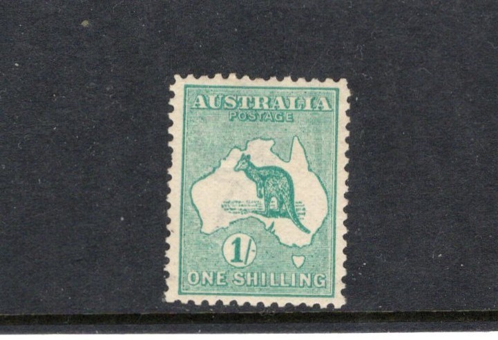 1/- EMERALD FIRST WM ROO FINE MINT