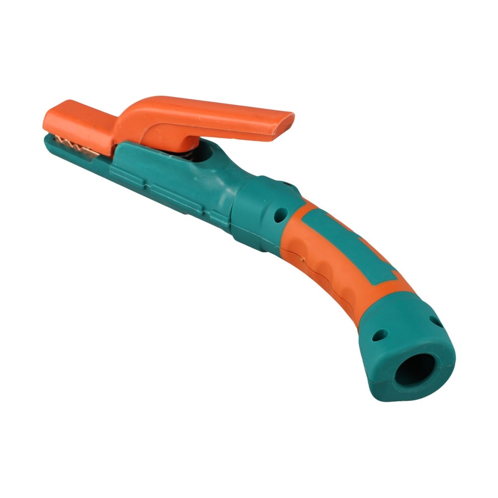 Welding electrode holder 800A with quick connection and secure clamping