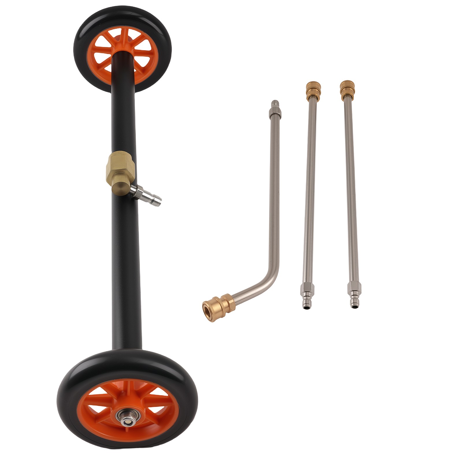 Undercarriage Pressure Washer Attachment 2-in-1 Pressure Washer Water Broom