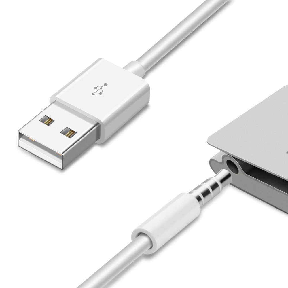 USB Charger Data SYNC Cable for Apple iPod Shuffle 3rd 4th 5th 6th 7th Gen 3.5mm